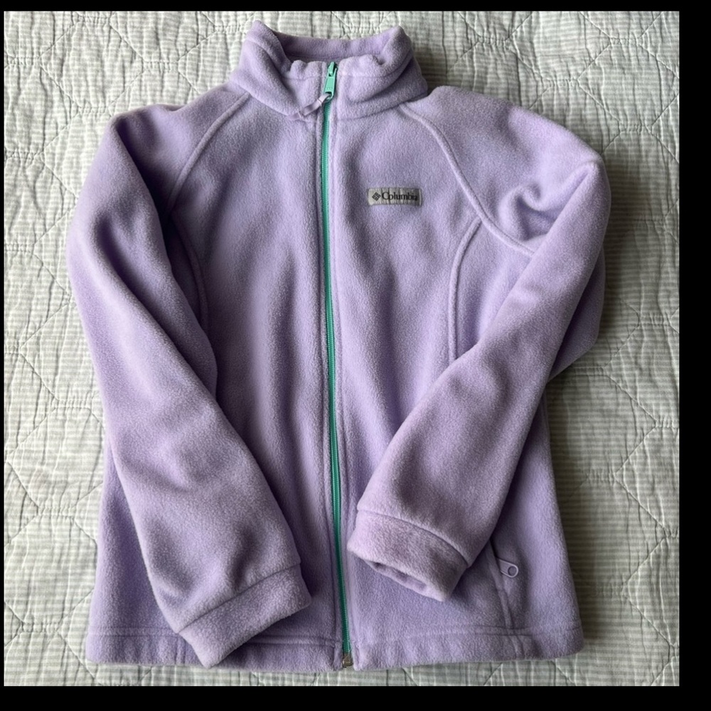 Girls Columbia zip up M10/12